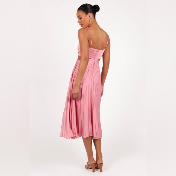 PETAL & PUP NIAMH MIDI DRESS - POPPY PINK B2938 - Picture 5 of 11